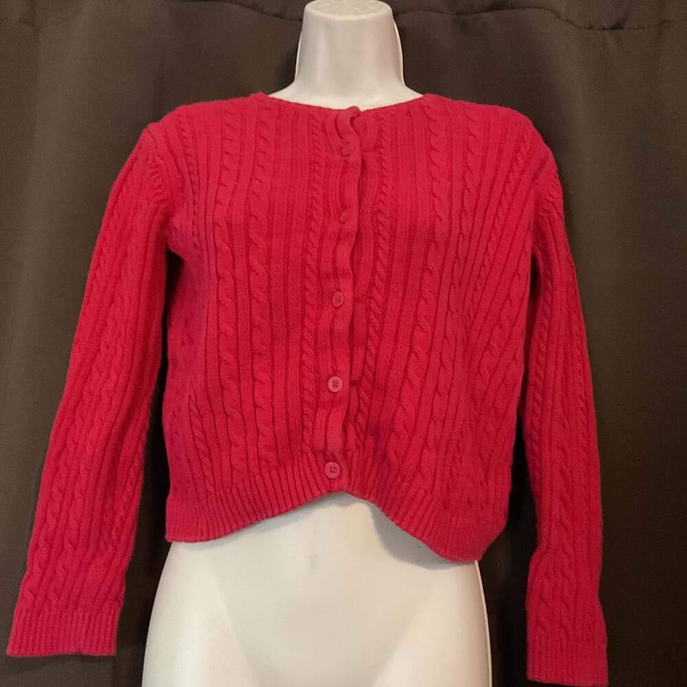 Gymboree Cable Knit Button-Down Cardigan Sweater - kids 10-12